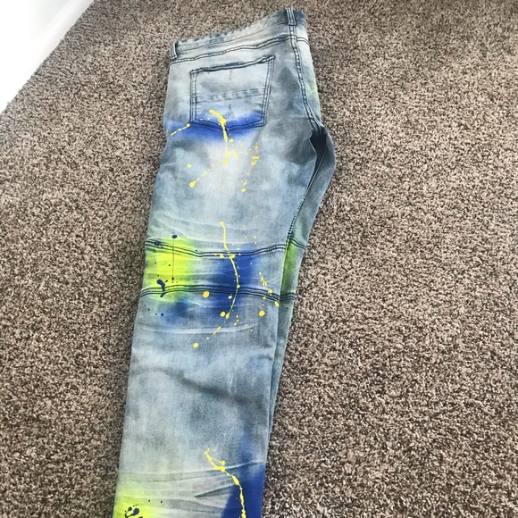Jeans: Rockstar Original Tap Jean Royal Blue - Picture 2 of 3